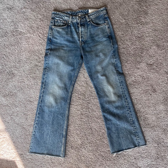 Rag & Bone Maya High-Rise Crop Flare in farrow, size 26 - Picture 4 of 10